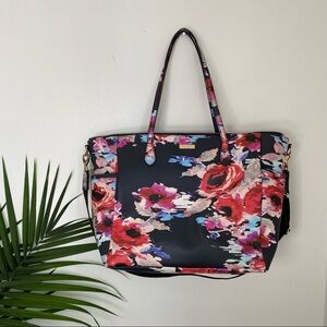 Kate Spade Adaira Baby Bag Laurel Way Floral Print Large tote shoulder bag